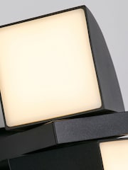 Searchlight Black Twist LED Outdoor Wall Light - Image 2 of 4