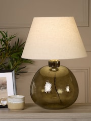 Searchlight Green and Gold Forest 1 Light Table Lamp - Image 1 of 5