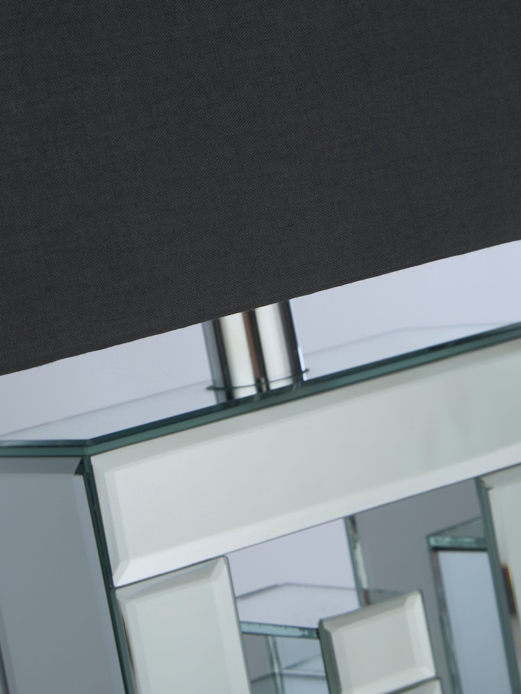 Searchlight Chrome and Clear Hasting Mirror Table Lamp - Image 5 of 5