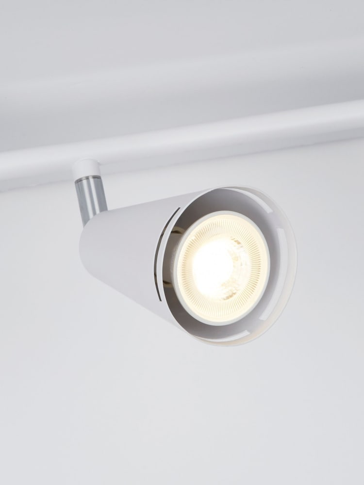 Searchlight White Devon 4 Light Spotlight - Image 4 of 4