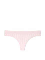 Victoria's Secret Pretty Blossom Pink Stripe Thong Knickers - Image 3 of 3