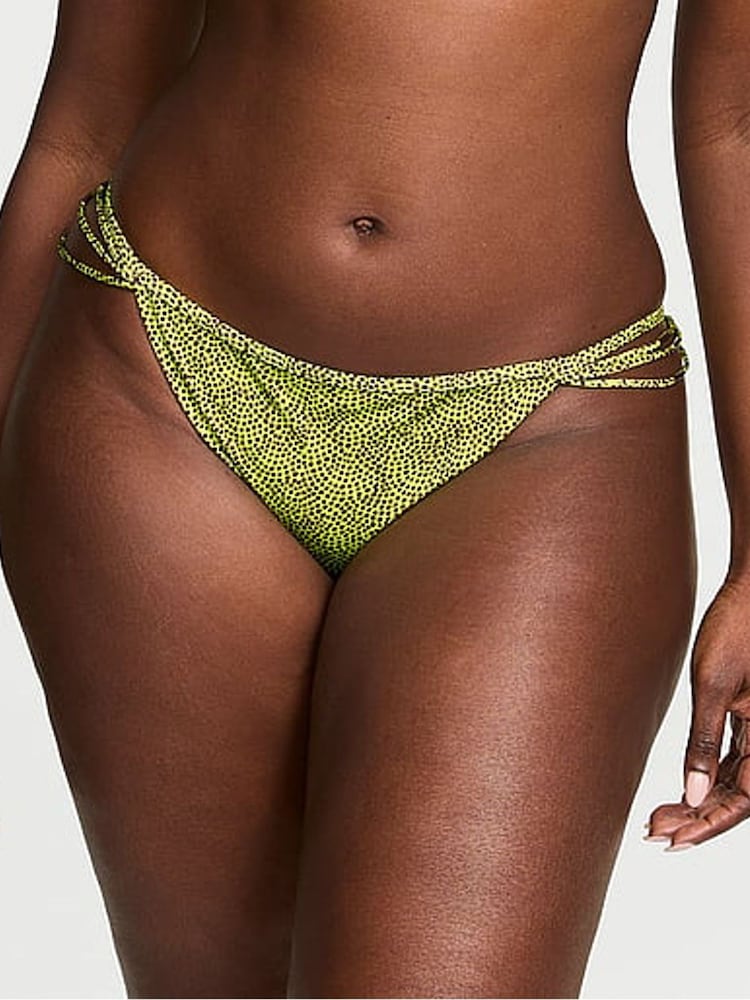 Victoria's Secret Limelight Green Dots Archive Bikini Bottoms - Image 1 of 4