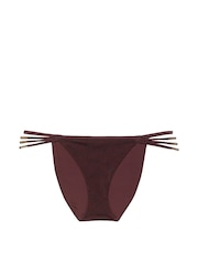 Victoria's Secret Burgundy Brown Dots Archive Bikini Bottoms - Image 4 of 4