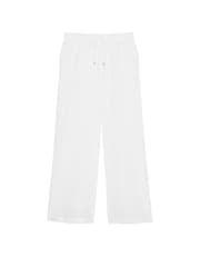 Victoria's Secret White Linen Cover Up Trousers - Image 3 of 3