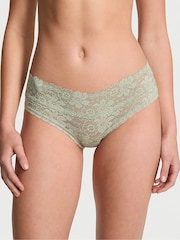 Victoria's Secret PINK Green Garden Hipster Floral Lace Knickers - Image 1 of 2