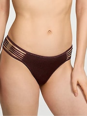 Bordeauxrode bruine stippen - Victoria's Secret Archive bikinibroekje - Image 1 of 5