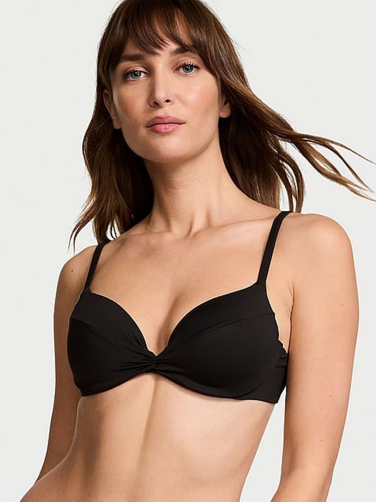 Victoria's Secret Black Push Up Bikini Top - Image 1 of 4 Victoria's Secret Black Push Up Bikini Top - Image 1 of 4