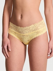 Zachtgeel - Victoria's Secret PINK Kanten slipje met bloemenprint - Image 1 of 2