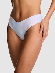 Victoria's Secret PINK Blue Bandana Thong Knickers - Image 1 of 2