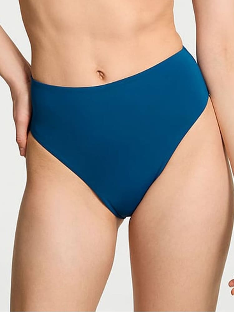 Victoria's Secret Sapphire Blue Brief Bikini Bottoms - Image 1 of 3