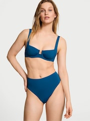 Victoria's Secret Sapphire Blue Brief Bikini Bottoms - Image 3 of 3