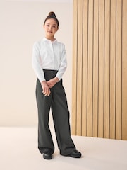 Grau - Schulhose mit weitem Beinsaum, Senior (9–18 Jahre) - Bild 4 von 5