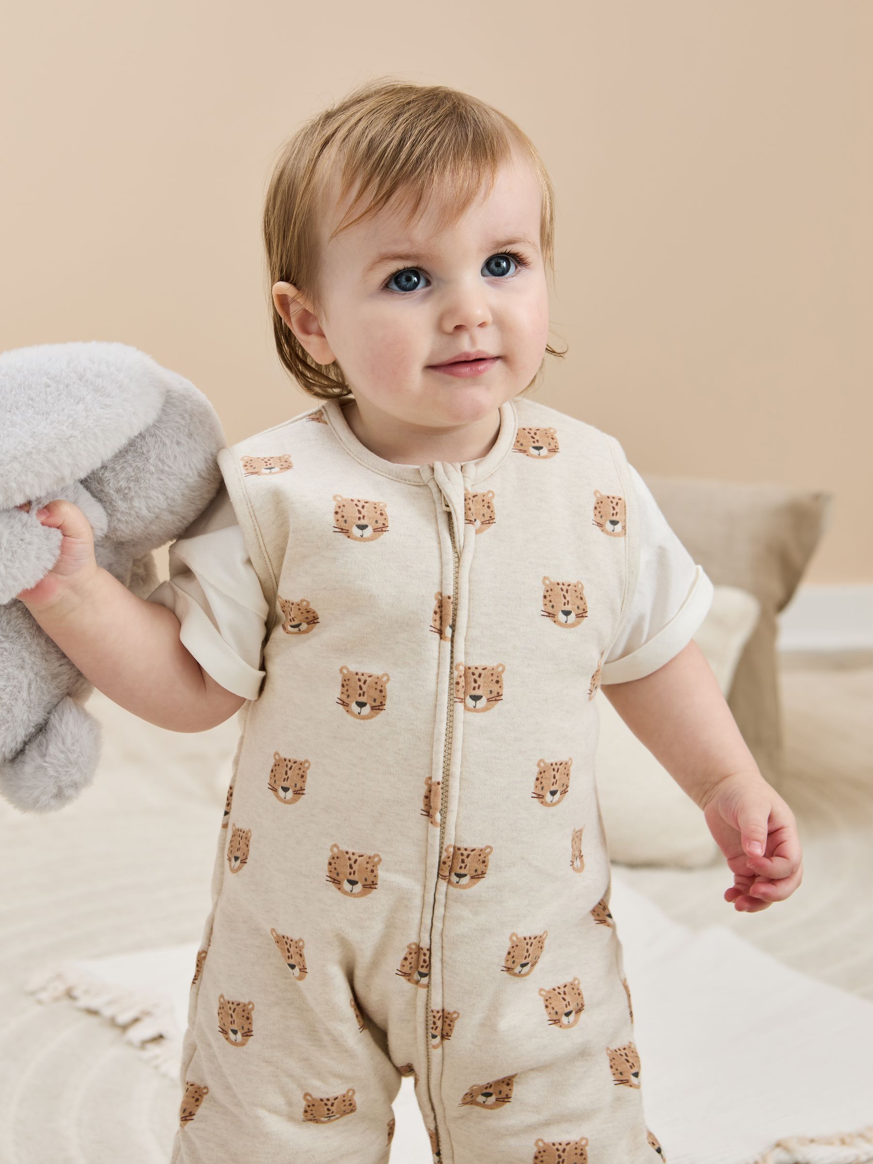 Buy JoJo Maman Bébé Neutral Leopard 1.5 Tog Sleep Snuggler from