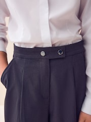 Gris - Pantalones escolares de pernera ancha para niños grandes (9-18 años) - Imagen 3 de 4