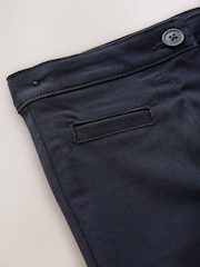 Navy Blue Shorter Length School Skinny Stretch Trousers (3-18yrs) - Image 5 of 6