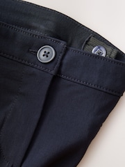 Navy Blue Shorter Length School Skinny Stretch Trousers (3-18yrs) - Image 6 of 6