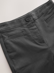 Charcoal Grey Shorter Length School Skinny Stretch Trousers (3-18yrs) - Image 5 of 7