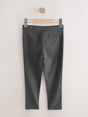 Charcoal Grey Shorter Length School Skinny Stretch Trousers (3-18yrs) - Image 6 of 7