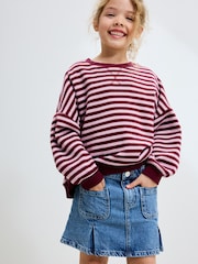 Mid Blue Denim Pocket Denim Skirt (3-16yrs) - Image 1 of 6