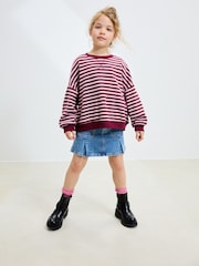 Mid Blue Denim Pocket Denim Skirt (3-16yrs) - Image 2 of 6