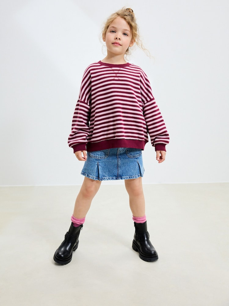 Mid Blue Denim Pocket Denim Skirt (3-16yrs) - Image 2 of 6