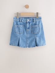 Mid Blue Denim Pocket Denim Skirt (3-16yrs) - Image 4 of 8