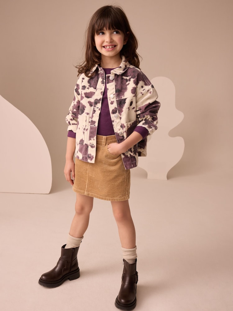 Marrón caramelo - Corduroy Skirt (3-16yrs) - Imagen 3 de 3