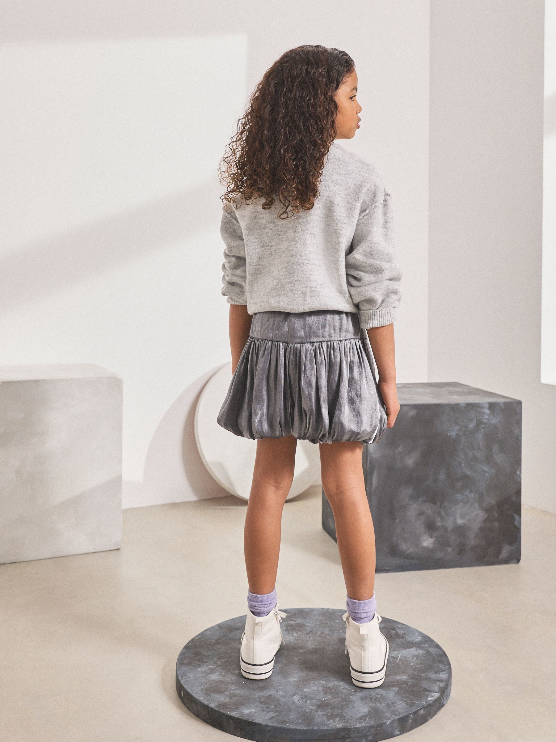 Treat ürself balloon skirt (gray) Buy Charcoal Grey Bubble Hem Skirt (3-16yrs) from Next USA