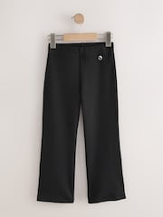 Black - Pull-On Cotton Rich Stretch Boot Cut School Trousers (3-16yrs) - Image 4 of 4