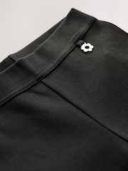 Black Shorter Length Pull-On Cotton Rich Stretch Boot Cut School Trousers (3-16yrs) - Image 7 of 8