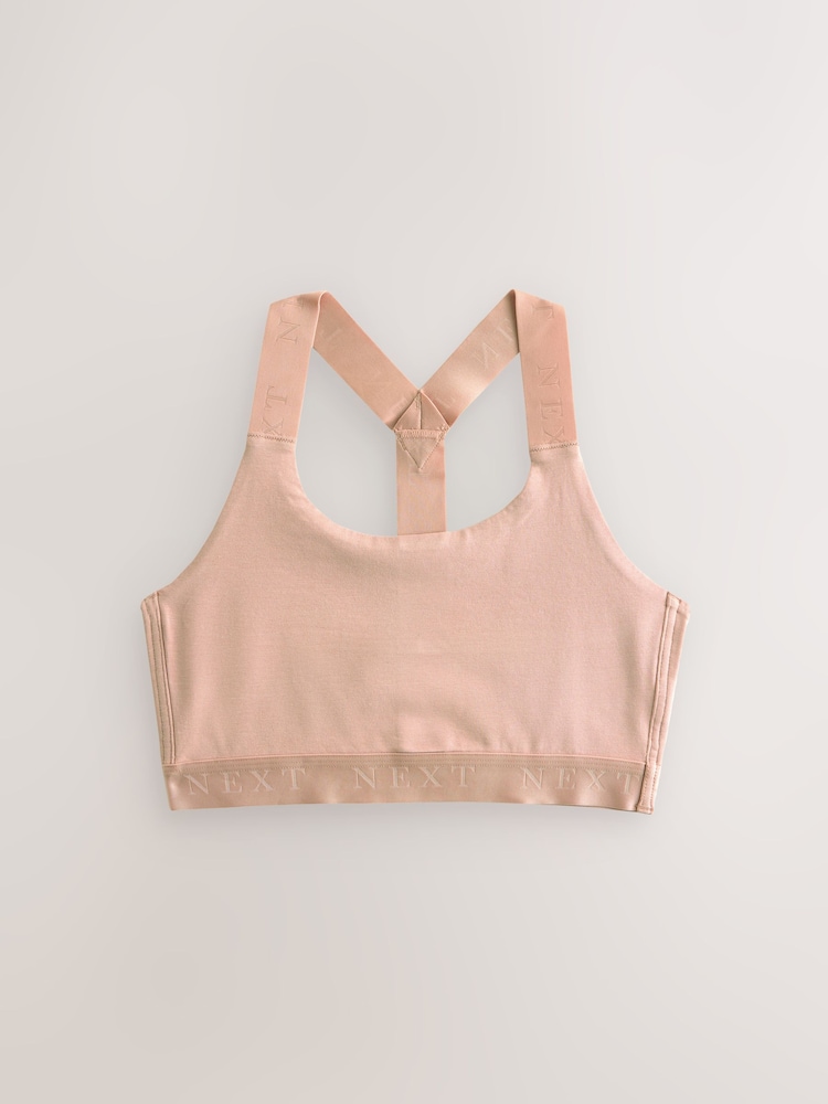 Blush Pink Active Sports Low Impact Ultimate Comfort Crop Top - Image 1 of 3
