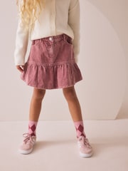 Pink Frill Hem Corduroy Skirt (3-16yrs) - Image 1 of 7