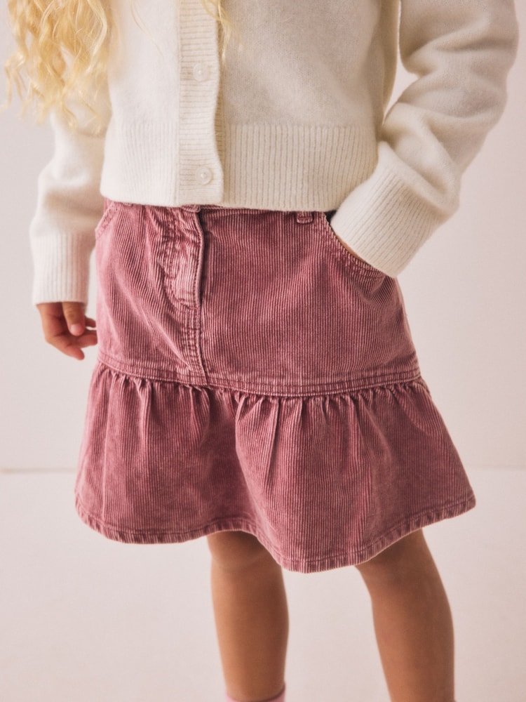 Pink Frill Hem Corduroy Skirt (3-16yrs) - Image 2 of 7