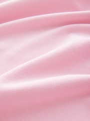 Bright Pink Regular Fit Short Sleeve Pique Polo Shirt - Image 7 of 8