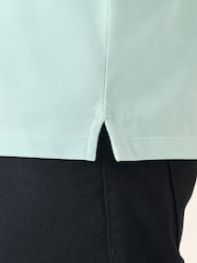 Aqua Green Regular Fit Short Sleeve Pique Polo Shirt - Image 5 of 8
