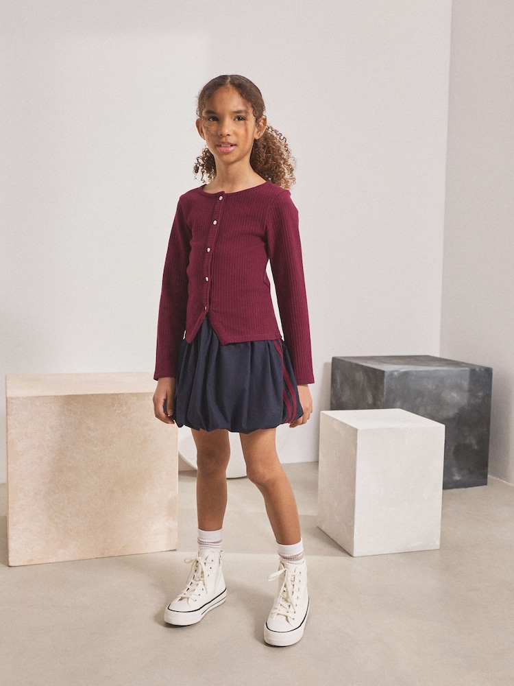 Azul marino - Bubble Cargo Skirt (3-16yrs) - Imagen 2 de 4