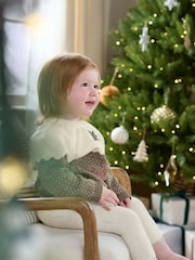 Dunkelbraun - Mamas & Papas Weihnachtspullover - Bild 2 von 4