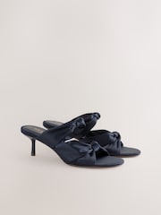 Темно-синий - Мюли на низком каблуке с круглым носком Forever Comfort® - Image 7 of 10