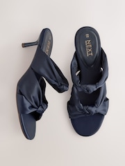 Темно-синий - Мюли на низком каблуке с круглым носком Forever Comfort® - Image 8 of 10