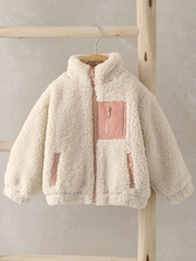 Mamas & Papas Fleece 100% Cotton Jacket - Image 1 of 2