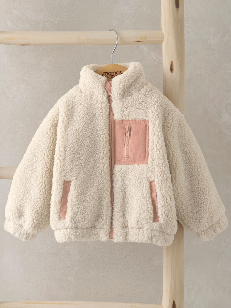 Mamas & Papas Fleece 100% Cotton Jacket - Image 1 of 2