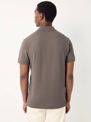 Truffle Slim Fit Short Sleeve Pique Polo Shirt - Image 3 of 9