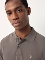 Truffle Slim Fit Short Sleeve Pique Polo Shirt - Image 5 of 9