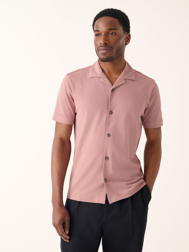 Rose rose - Chemise en piqué à manches courtes - Image 1 of 6