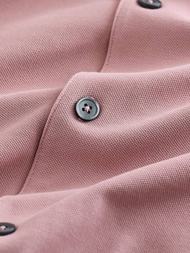 Rose rose - Chemise en piqué à manches courtes - Image 5 of 6