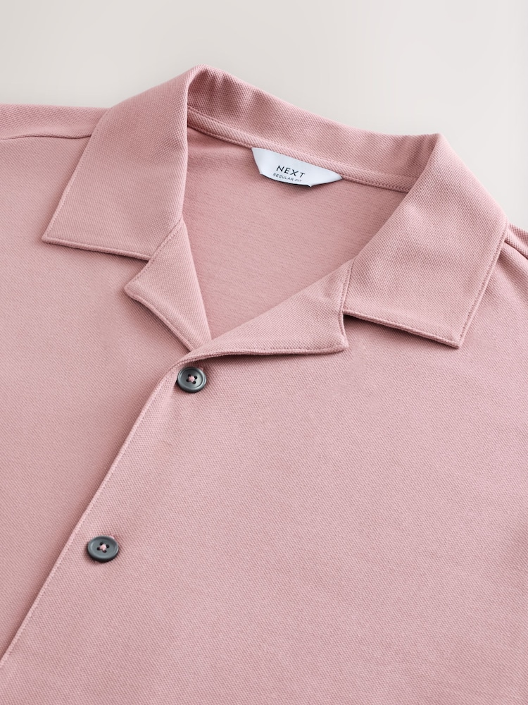 Rose rose - Chemise en piqué à manches courtes - Image 6 of 6