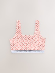 Blue/Cream/Floral 3 Pack Ultimate Comfort Crop Tops - Image 3 of 6