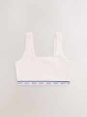 Blue/Cream/Floral 3 Pack Ultimate Comfort Crop Tops - Image 4 of 6