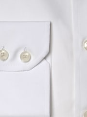 Hawes & Curtis Slim Poplin 100% Cotton White Shirt - Image 3 of 3