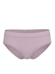 Victoria's Secret Violet Pearl Purple Hipster Logo Pointelle Knickers - Image 3 of 3